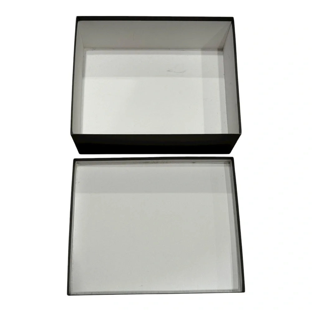 Longchamp Designer Shoe Box | Dark Green Storage Box | 10x12x4.5”
